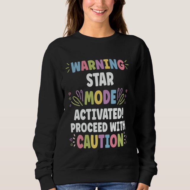 STAR Personalisierter Name Funny Niedlich Custom S Sweatshirt (Vorderseite)
