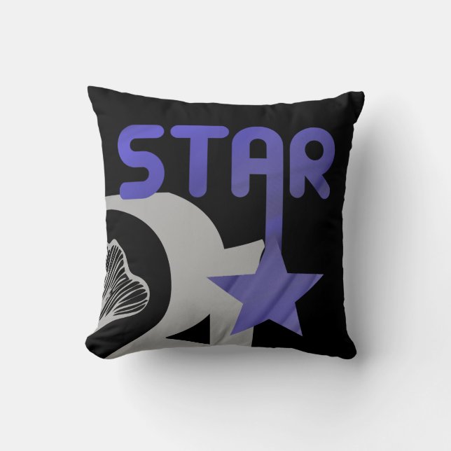 STAR Pillow Abstrakt Zuhause Trend Lavender Violet Kissen (Vorderseite)