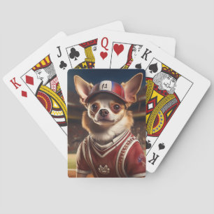 Star-Pitcher für die Chihuahua 9 Spielkarten