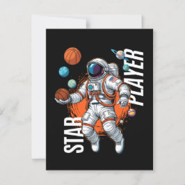 Star Player - Space Basketball Vibes Postkarte