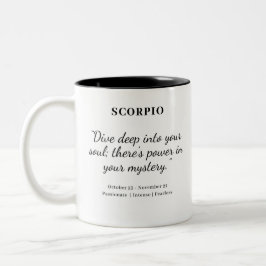 Star Power: Skorpio Astrologie Tasse