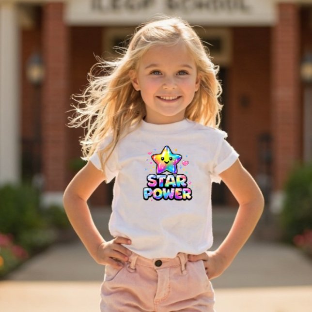 Star Power Y2K Pop Kids Tee (Von Creator hochgeladen)