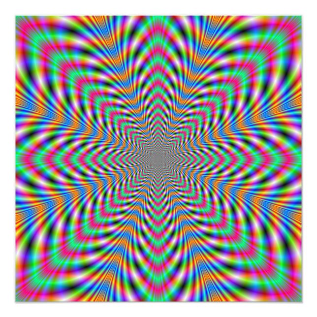 Star Psychedelic Fotodruck (Vorne)