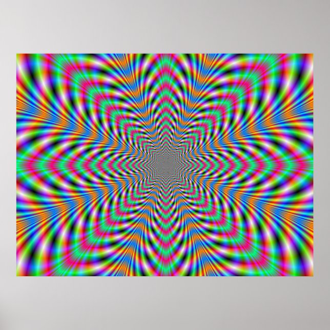 Star Psychedelic Poster (Vorne)