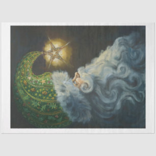 Star Santa Claus Seidenpapier
