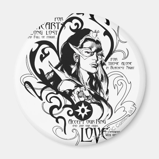 Star Sapphire Grafik 2 Magnet