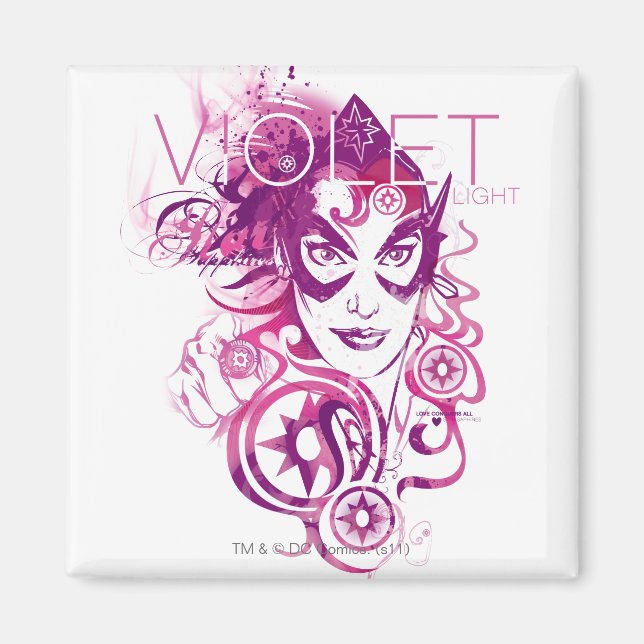 Star Sapphire Grafik 3 Magnet (Vorne)