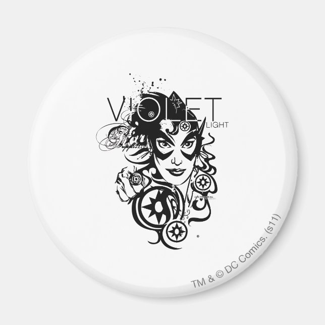 Star Sapphire Graphic 4 Magnet (Vorne)