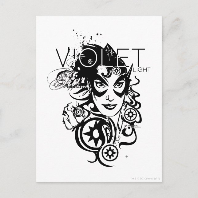 Star Sapphire Graphic 4 Postkarte (Vorderseite)