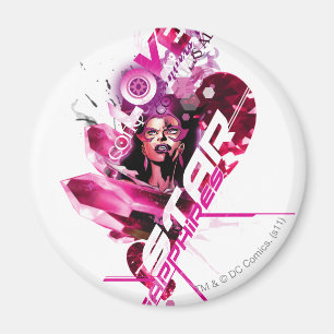 Star Sapphire Graphic 8 Magnet