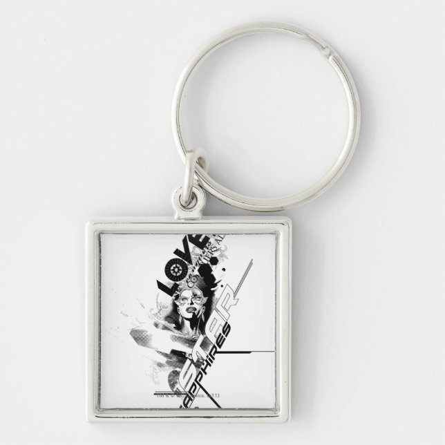 Star Sapphire Graphic 9 Schlüsselanhänger (Vorne)