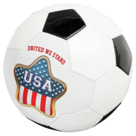 Star-Shaped American Flag Soccer Ball