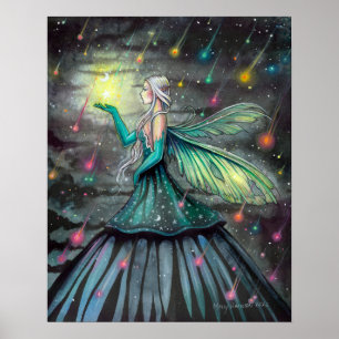 Star Showers Fairy Fantasy Art von Molly Harrison Poster