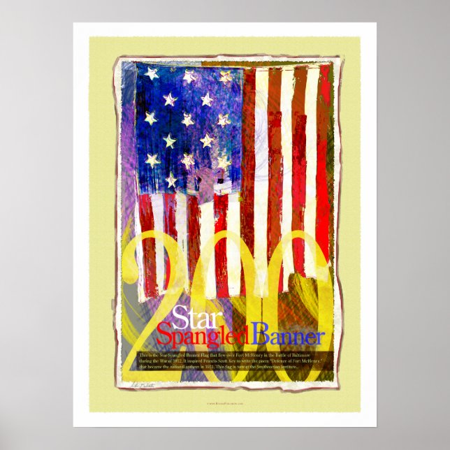 Star Spangle Banner Bicentennial Poster (Vorne)