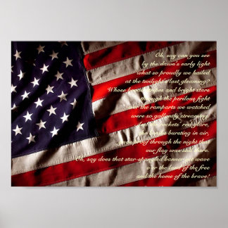 Star Spangle Banner Print Poster