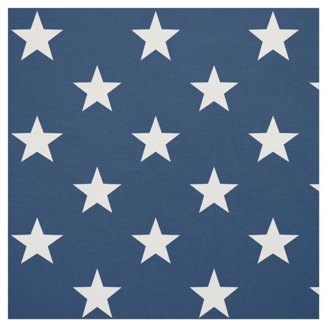 Star Spangled 1 1/2" Stars Blue USA Stoff (Muster)