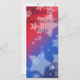 Star Spangled 2012 Calendar Lesezeichen Rack Card