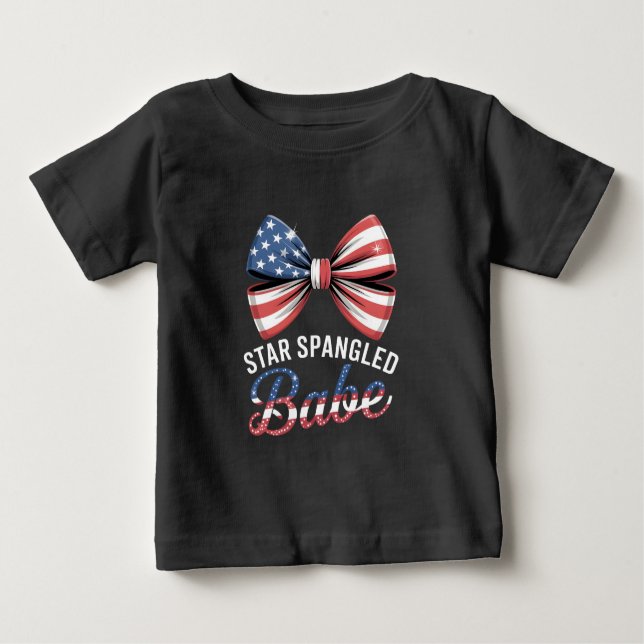 Star Spangled Babe Baby T-shirt (Vorderseite)