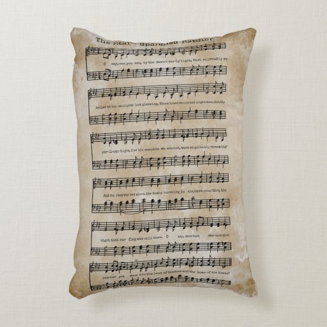 Star-Spangled-Banner Dekokissen (Vorderseite(Vertikal))