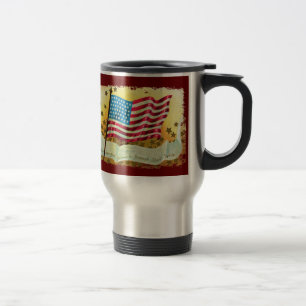 Star Spangled Banner Flag Travel Mug Reisebecher