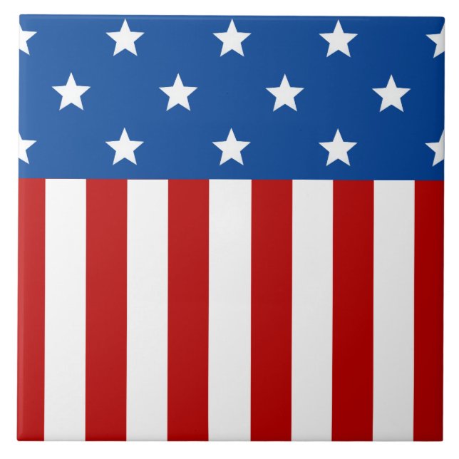 Star Spangled Banner Fliese (Vorderseite)