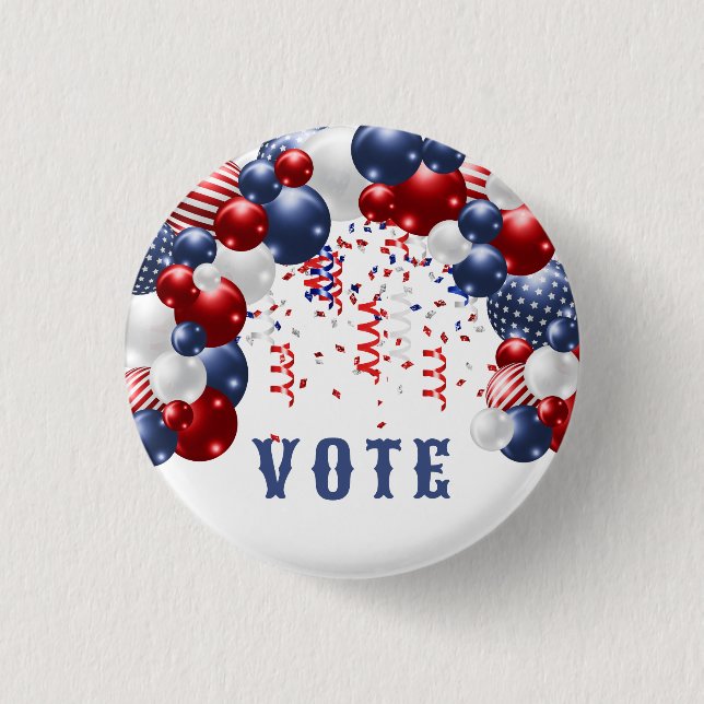Star Spangled Celebration Arch Vote Button (Vorderseite)