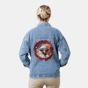 Star Spangled Cool Eagle Denim Jacket Jeansjacke