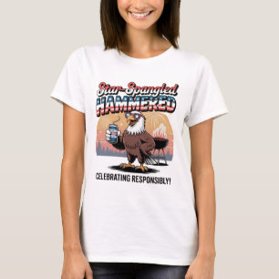 Star-Spangled Hammered Eagle GRILLEN T-Shirt