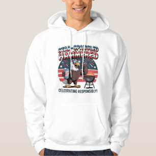 Star-Spangled Hammered Eagle Party Hoodie