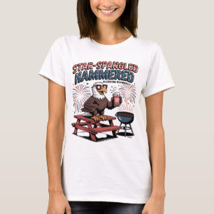 Star-Spangled Hammered Picnic Eagle T-Shirt