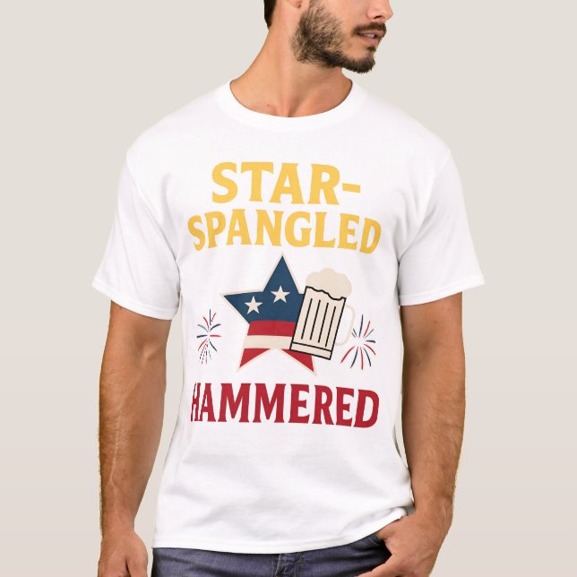 Star-Spangled Hammered Tee T-Shirt (Vorderseite)