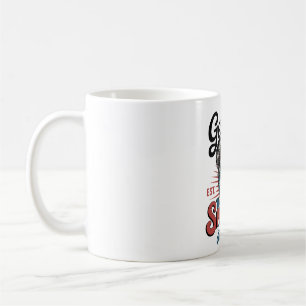 Star Spangled Hammerschädel Design Kaffeetasse