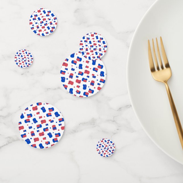 Star Spangled Muster Konfetti (Gruppe)