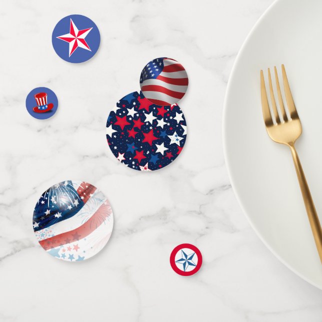 Star-Spangled-Spektakel: 4. Juli Tischkonfetti Konfetti (Gruppe)