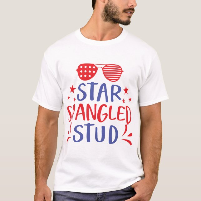 Star Spangled Stud T-Shirt (Vorderseite)