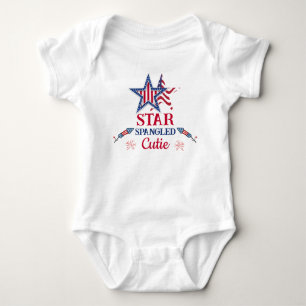 Star Spangled Süsse Baby Strampler
