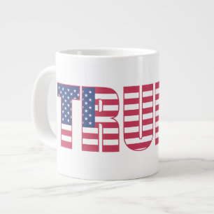 Star Spangled "Trump" Jumbo-Tasse