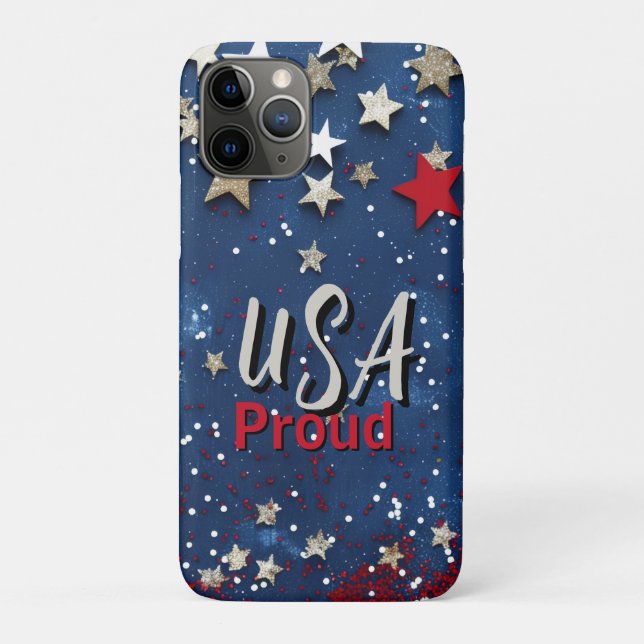 Star Spangled USA Proud Case-Mate iPhone Hülle (Rückseite)