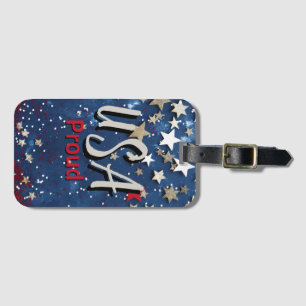 Star Spangled USA Proud Gepäckanhänger