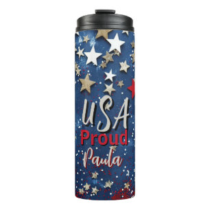 Star Spangled USA Proud Thermosbecher