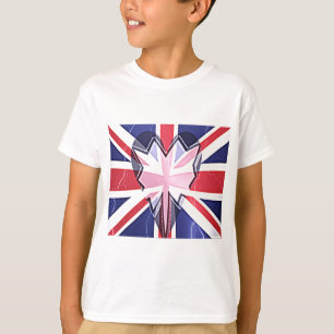 Star-Spangled-Wirbel: USA Red, White & Blue Flag T-Shirt