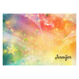 Star Sparkle Glitzer DIY Personalisierter Name Post-it Klebezettel