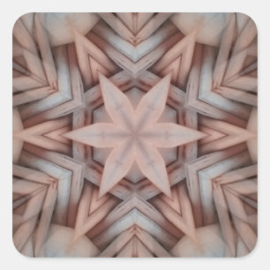 Star Starfish Dream Quadratischer Aufkleber
