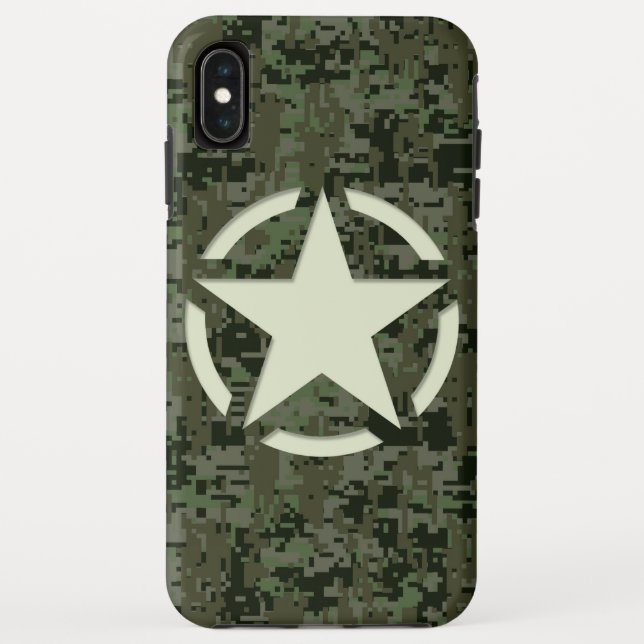 Star Stencil Digitales Wald Case-Mate iPhone Hülle (Rückseite)
