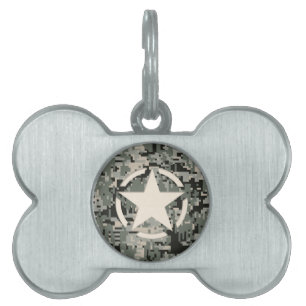 Star Stencil Style Khaki Digital Tarnlage Tiermarke