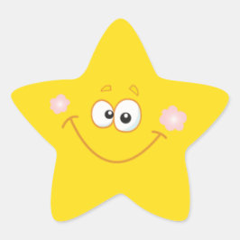 Star Stern-Aufkleber