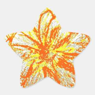 Star Stickers gelbe Gerbera
