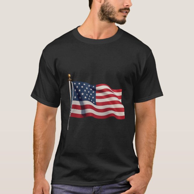 Star Stripes and Sunday Naps T-Shirt (Vorderseite)