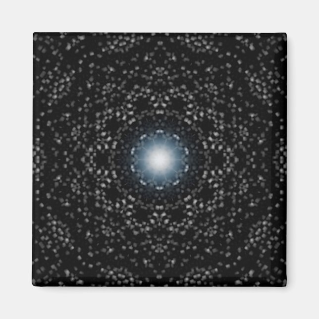 Star Studded Night Kaleidoscope Magnete (Vorne)