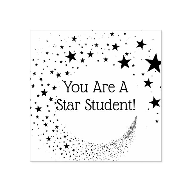 Star Student, Lehrer, Preis, Förderung Gummistempel (Prägung)
